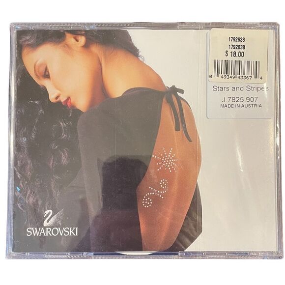 Swarovski Crystal Stars and Stripes Temporary Tattoos - Picture 2 of 4